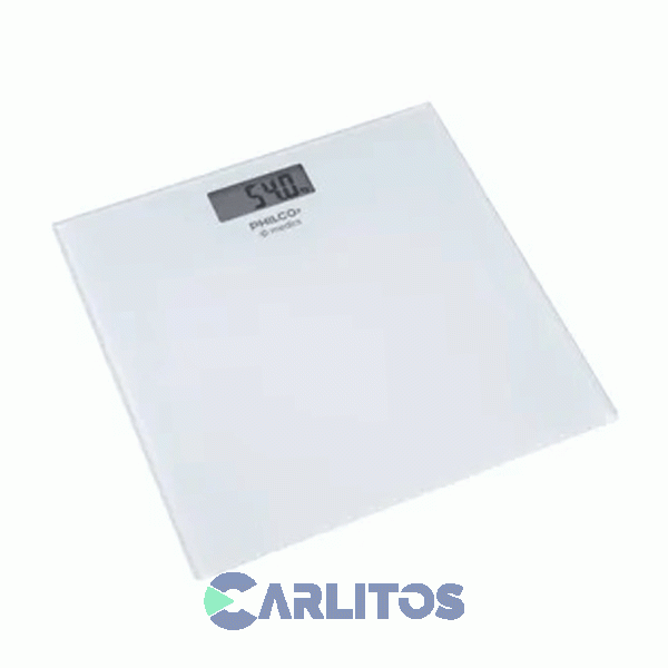 BALANZA PERSONAL DIGITAL VIDRIO SLIM CON MEDIDOR DE GRASA PHILCO BAP2011PI