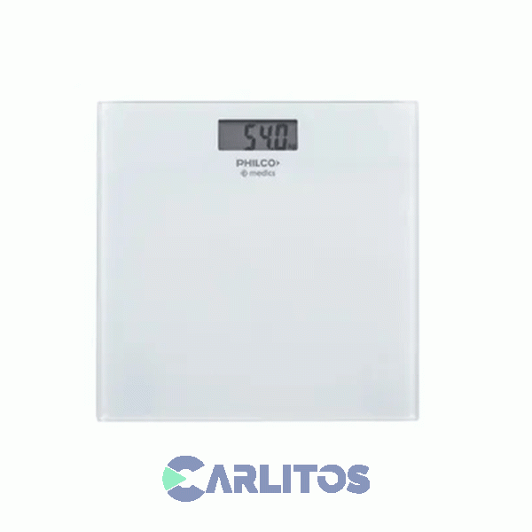 BALANZA PERSONAL DIGITAL VIDRIO SLIM CON MEDIDOR DE GRASA PHILCO BAP2011PI