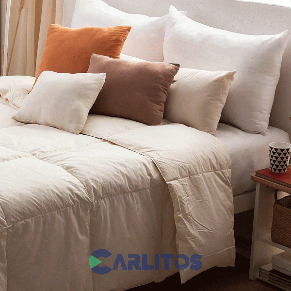 Acolchado Pluma Oro Casablanca King Size Ivory