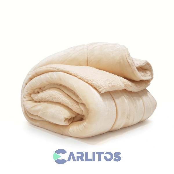 Acolchado Queen Size Winter Mantra con Corderito Natural