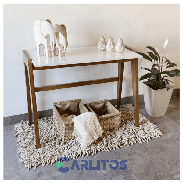 Mesa Home-Office Mobilia 5048 Pino Macizo Ambar
