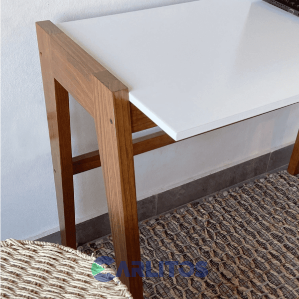 Mesa Home-Office Mobilia 5048 Pino Macizo Ambar