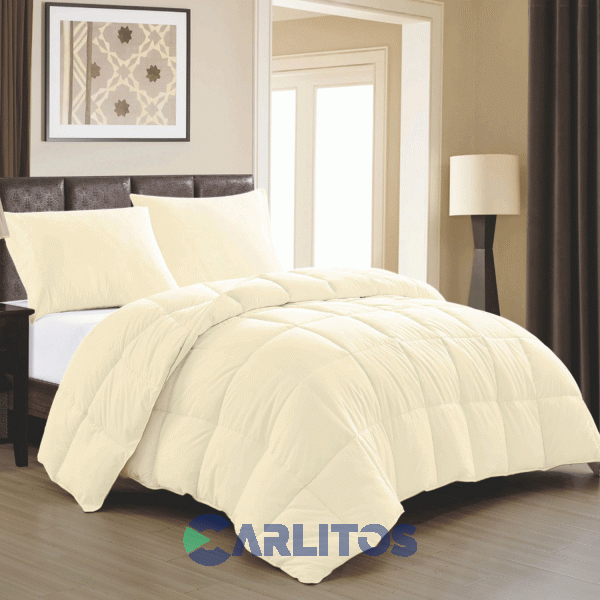 Acolchado Queen Size Edredón Piuma Mantra Me24 Ivory