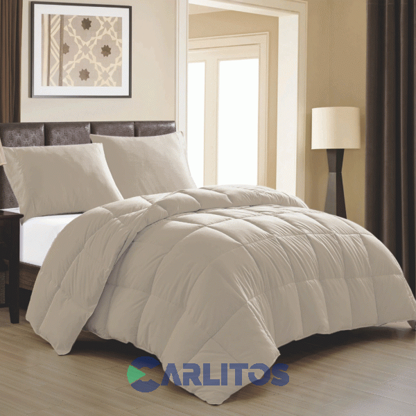 Acolchado King Size Edredon Piuma Mantra Beige