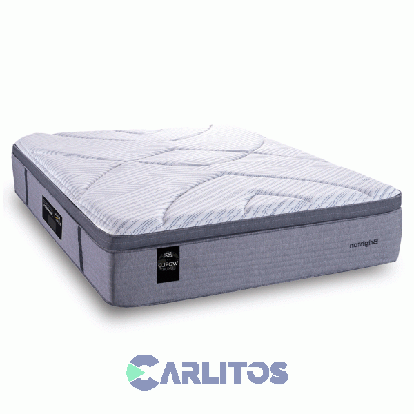 Colchón Resorte King Koil 1.80 X 2.00 Mts Brighton Con Europillow