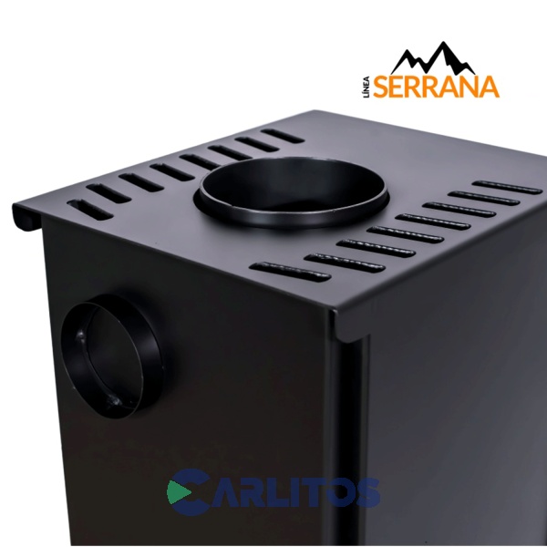 Estufa A Leña De Pie Linea Serrana Forza 7500 Kc F-7500