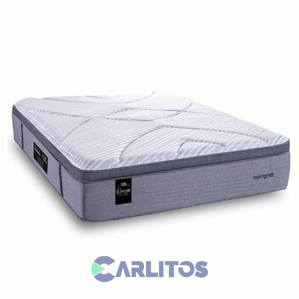 Colchon Resorte King Koil 1.40 X 1.90 Mts Brighton Con Europillow