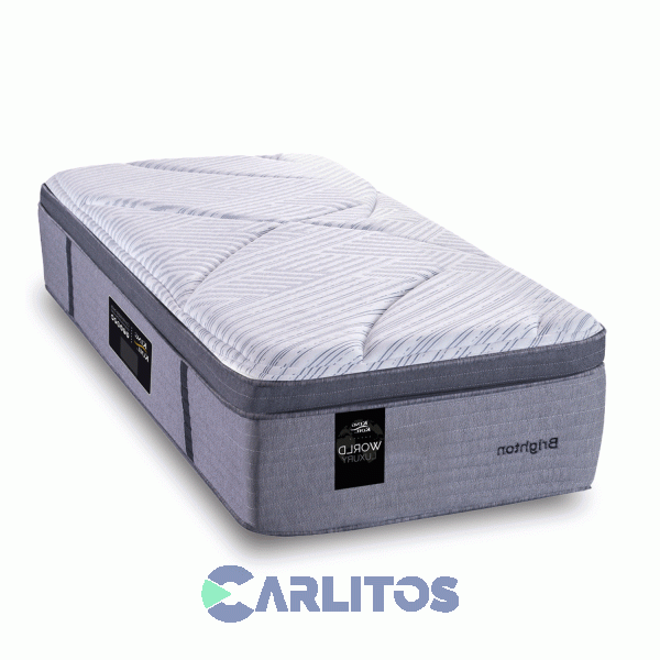 Colchon Resorte  King Koil 0.80 X 1.90 Brigthon Con Europillow