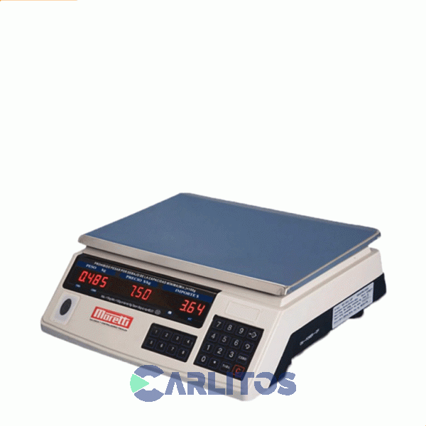 Balanza Comercial 15 Kg Moretti Lpa