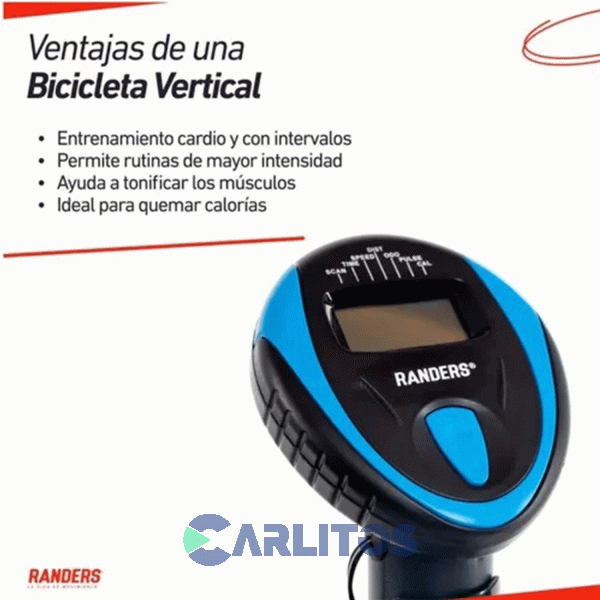 Fittnes Bicicleta  Magnetica C/pulso Randers Arg-161