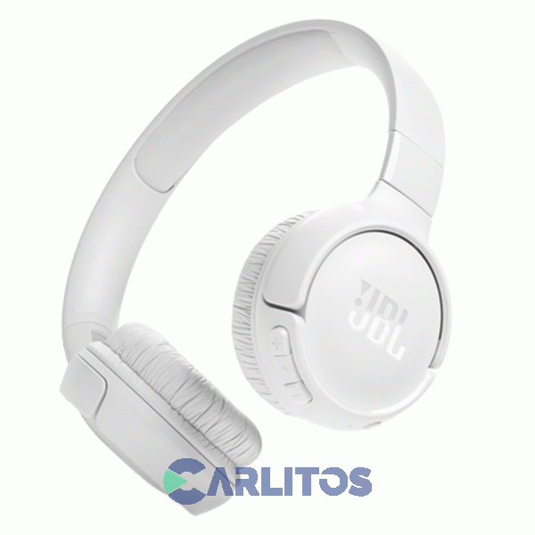 Auricular Vincha Jbl Con Bluetooth Tune T520Bt Jblt520btwhtam Blanco