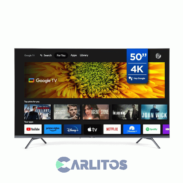 Smart TV Led 50" 4K Ultra HD Bgh Con Google TV B5024us6g