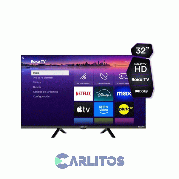 Televisor Led 32" Hd Noblex Smart Roku  Db32X3000