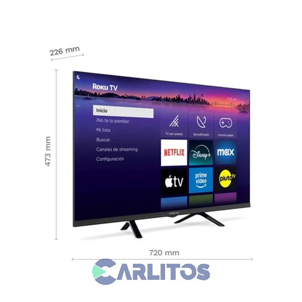 Televisor Led 32" Hd Noblex Smart Roku  Db32X3000