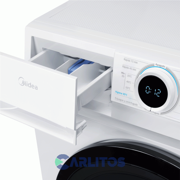 Lavarropa Carga Frontal Midea 6 KG - 1000 Rpm Blanco Mf100w60/w-a1