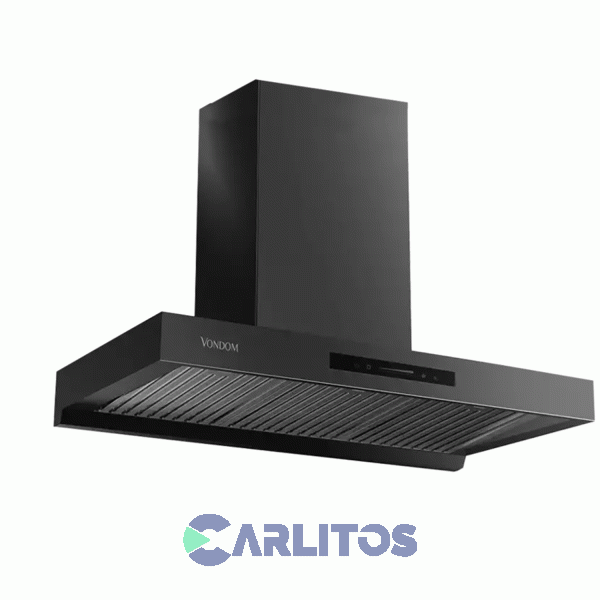 Campana Extractora Vondom Frente Recto Negra 60 Cm