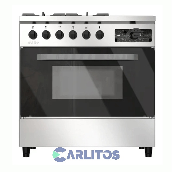 Cocina Gas Industrial Morelli 82 Cm Acero Inoxidable 16380 Ex Acero Multigrill