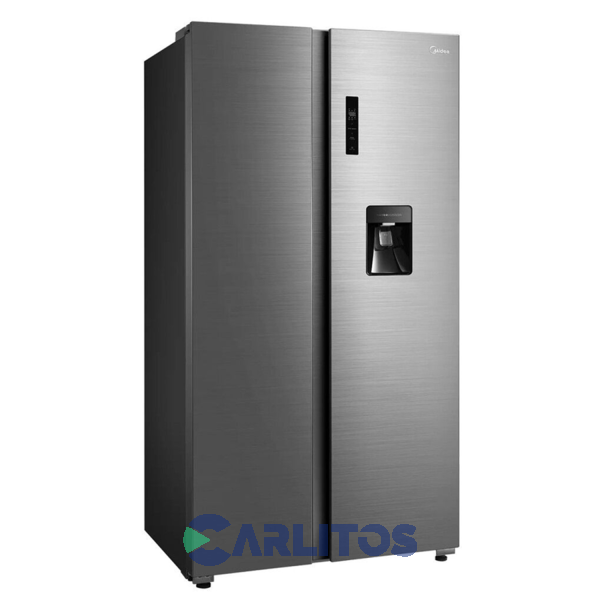 Heladera No Frost Side By Side Midea Inverter 521 Litros Acero Inoxid Mdrs710fge46adw