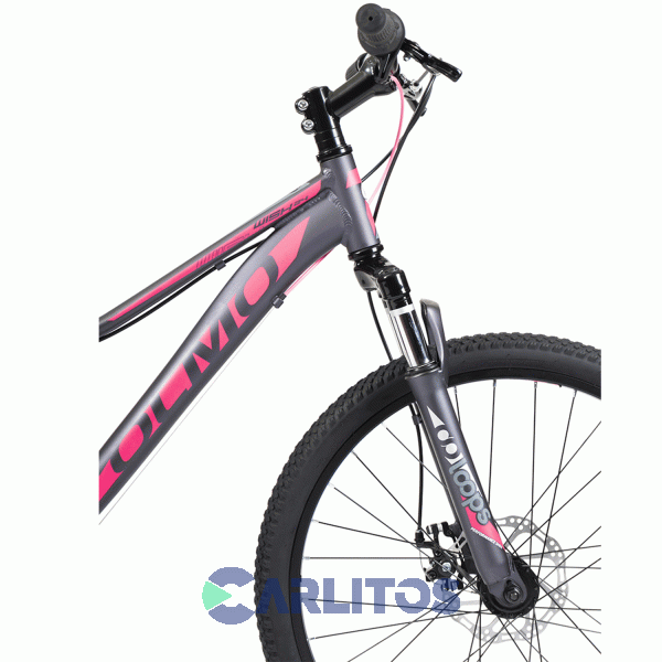 Bicicleta Olmo Todo Terreno Rod.24" Whis Negro/Fucsia