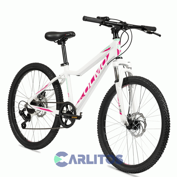 Bicicleta Olmo Todo Terreno R 24 Safari 240 Blanco/ Fucsia
