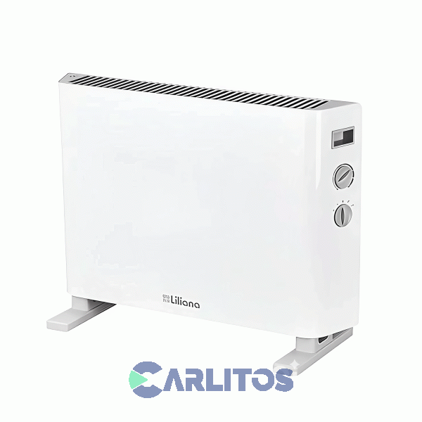 Estufa Convector Lilliana Con Forzador Silver 1000/2000 w Cfm20