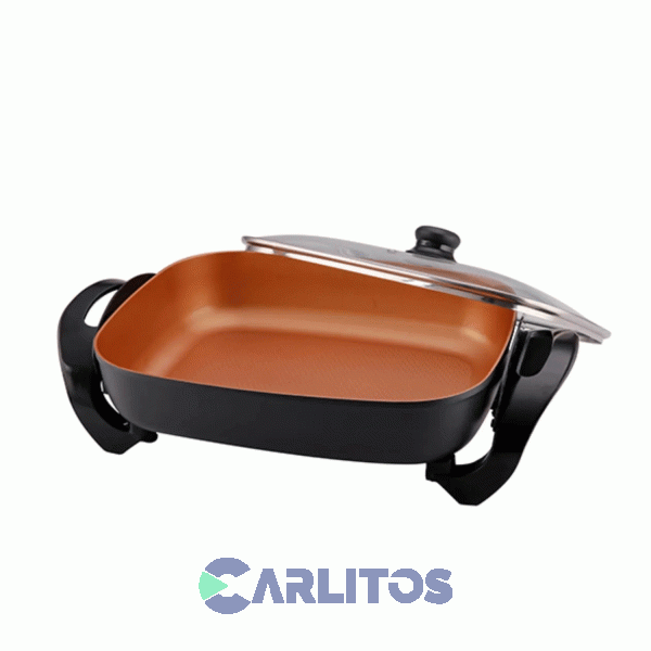 Parrilla Electrica Lilliana Grill Con Tapa De Vidrio  Aak920
