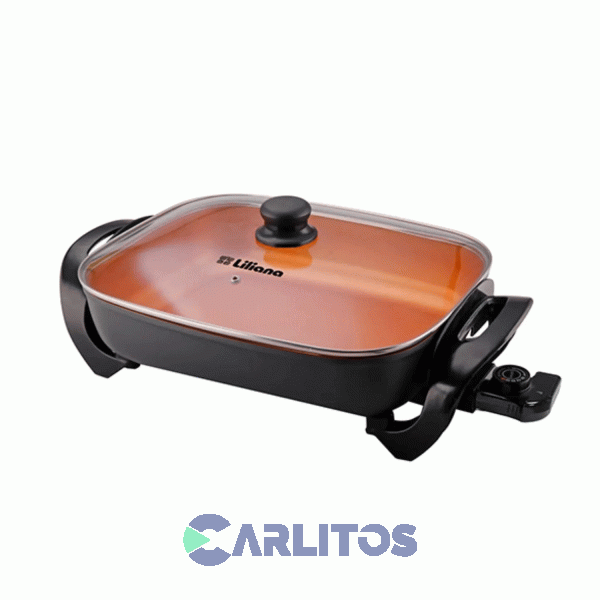 Parrilla Electrica Lilliana Grill Con Tapa De Vidrio  Aak920