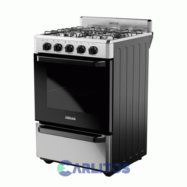 Cocina A Gas Drean 56 CM Acero Inoxidable Multigas Cd5602ai0