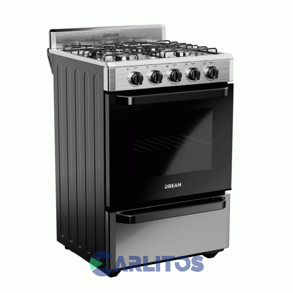 Cocina A Gas Drean 56 CM Acero Inoxidable Multigas Cd5602ai0