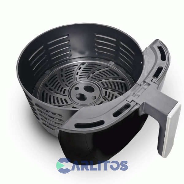 Freidora De Aire Steel Home Fryer Digital Negra  Af5lk-sh