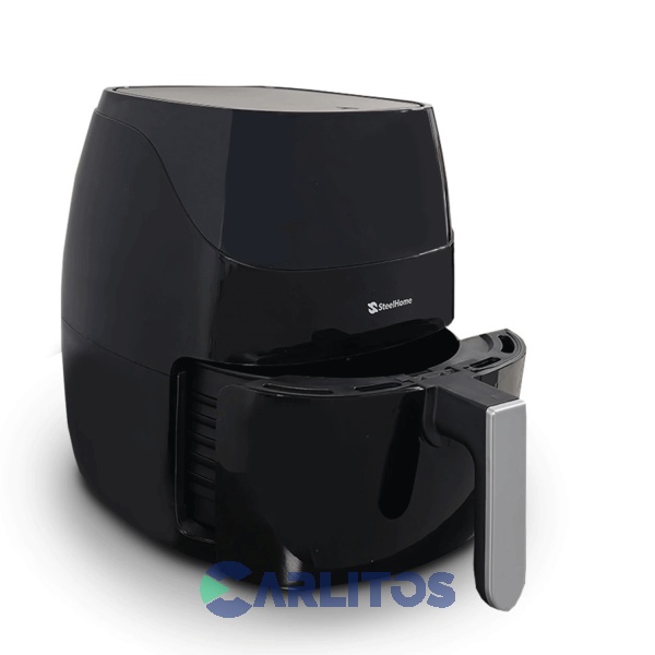 Freidora De Aire Steel Home Fryer Digital Negra  Af5lk-sh