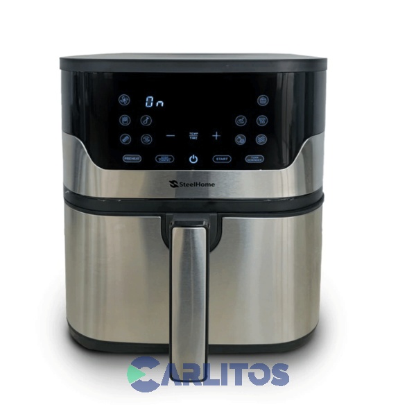 Freidora De Aire Fryer Digital Acero Inoxidable Steel Hhome Af8lo-sh