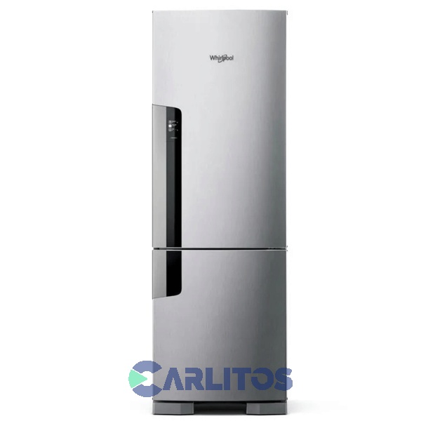 Heladera No Frost Whirpool Combi Inverter 397 Litros Acero Inoxidable Wre44bk
