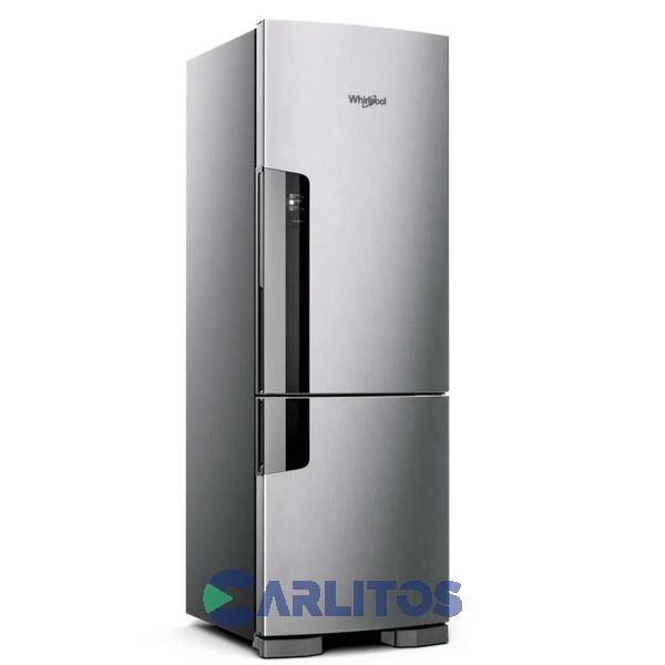 Heladera No Frost Whirpool Combi Inverter 397 Litros Acero Inoxidable Wre44bk