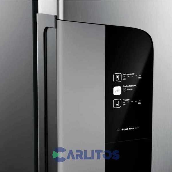 Heladera No Frost Whirpool Combi Inverter 397 Litros Acero Inoxidable Wre44bk