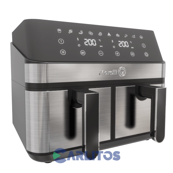 Freidora de Aire Fryer Morelli Fritello Duo Digital Acero Inoxidable 700300