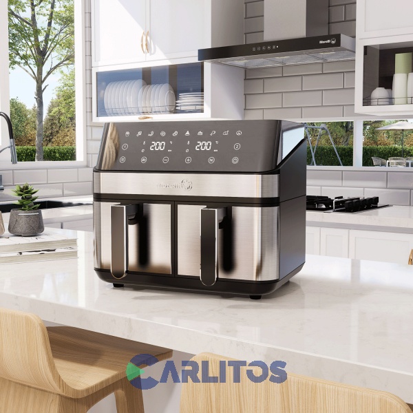 Freidora de Aire Fryer Morelli Fritello Duo Digital Acero Inoxidable 700300