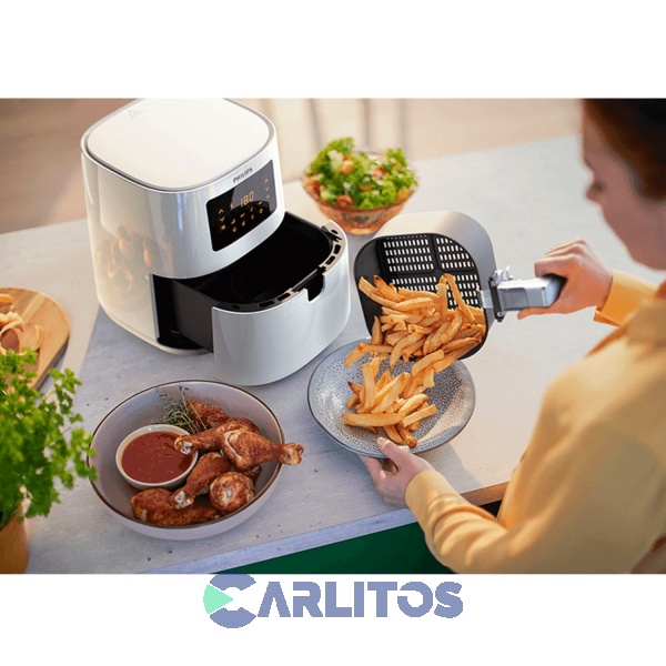 Freidora De Aire Philips Fryer Viva Collection Digital Blanca Hd9252/00