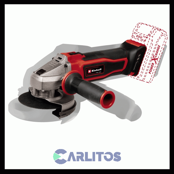 Amoladora Angular Einhell Inalambrica 4-1/2" 18 V 8500 Rpm Te-ag 18/115 Q Li - Solo