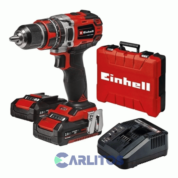Taladro Atornillador Einhell 13 Mm Inalambrico 18 V En Kit Te-cd 18/48 Li-i (2 X 2.0Ah)