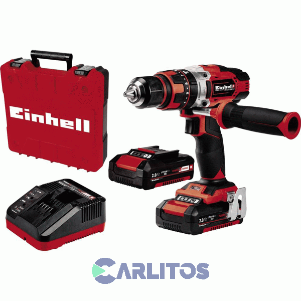 Taladro Atornillador Einhell 13 Mm Inalambrico 18 V En Kit Te-cd 18/48 Li-i (2 X 2.0Ah)