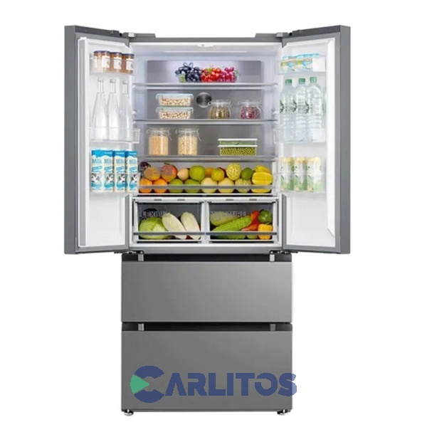 Heladera No Frost Side By Side Midea 470 Litros Inverter  Acero IRf-f17xar1