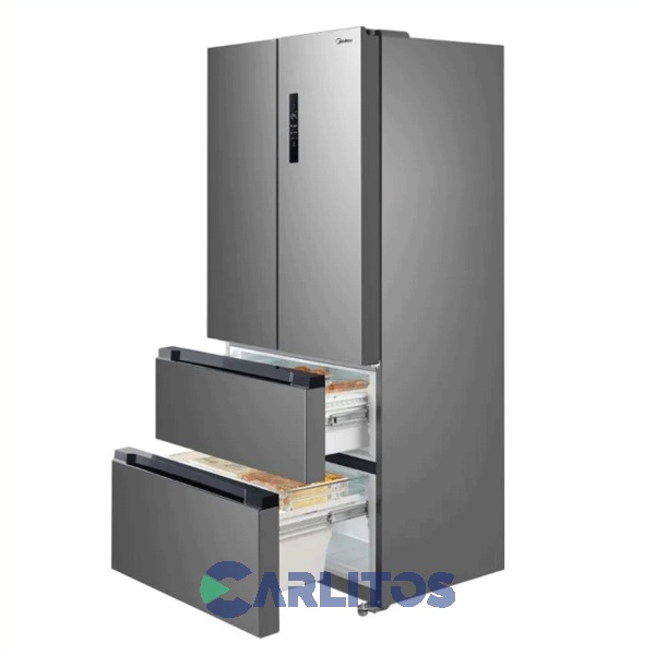 Heladera No Frost Side By Side Midea 470 Litros Inverter  Acero IRf-f17xar1