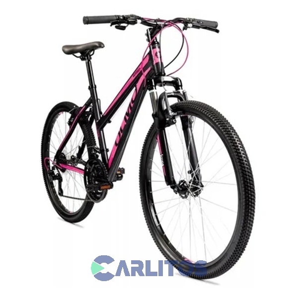 Bicicleta Todo Terreno Wish 265 Mtb 26" Olmo Negro Con Fucsia
