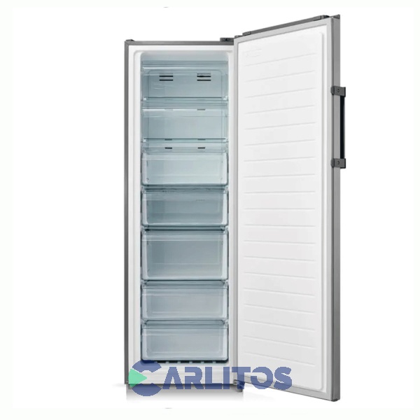 Freezer Vertical No Frost Acero Inoxidable 230 Litros Midea Ff-ec8sar1