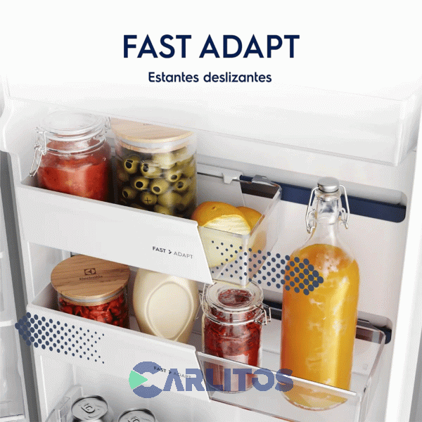 Heladera No Frost Electrolux Inverter 408  Litros Gris Plata If43s