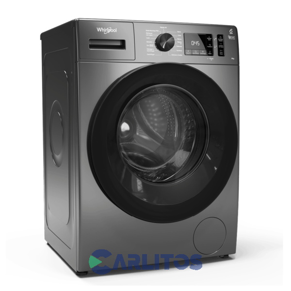 LAVARROPA CARGA FRONTAL 8 KG GRIS 1200 RPM INVERTER WHIRLPOOL WNQ80AS