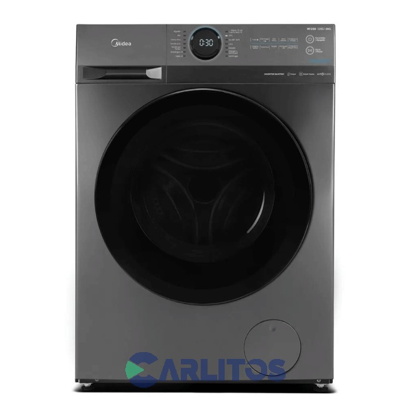 Lavasecarropa Midea Inverter 12+8 kg -1400 RPM Gris Mf200d120b/t-a1