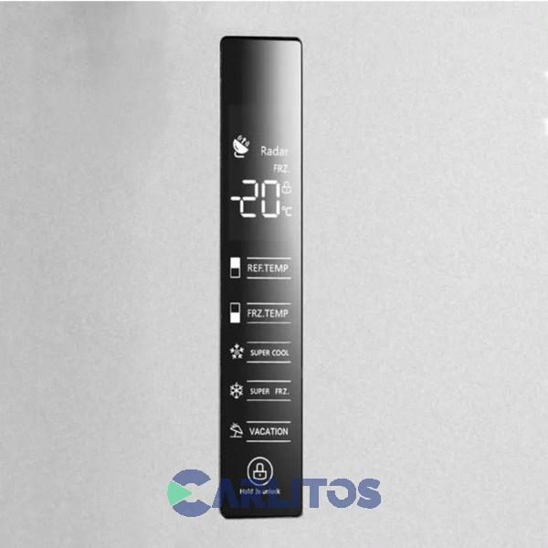 Heladera No Frost Side By Side Midea Inverter 470 Litros Acero Inoxidable Rf-m17xar1