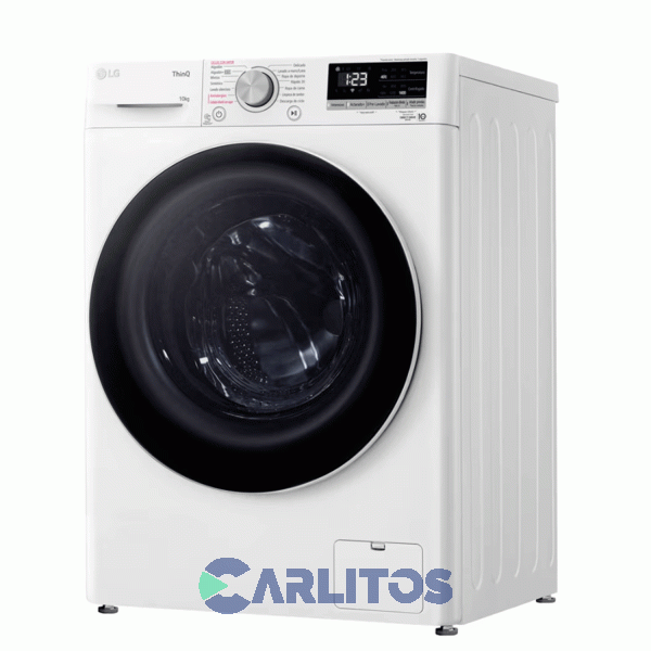 Lavarropa Carga Frontal Inverter Lg 10 KG -1400 RPM Con Wifi Bl Wm10wvc4s6